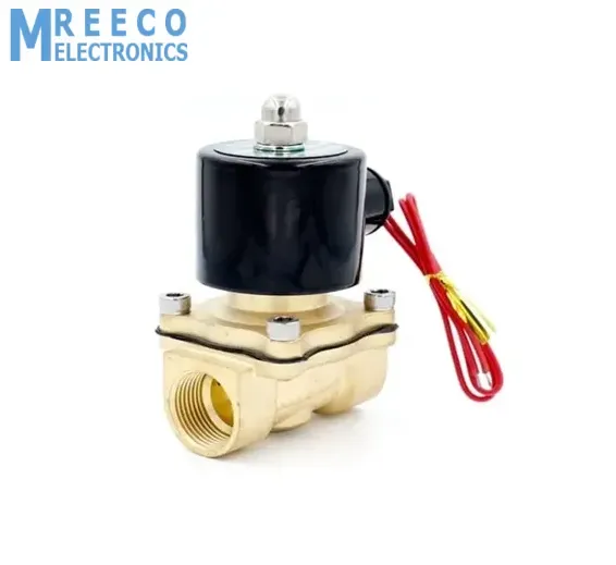 3/4 Inch 220V AC Brass Electric Solenoid Valve For Water Air Gas Fuels