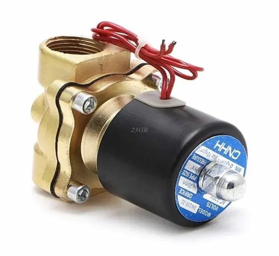 3/4 Inch 220V AC Brass Electric Solenoid Valve For Water Air Gas Fuels