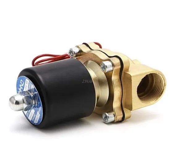 3/4 Inch 220V AC Brass Electric Solenoid Valve For Water Air Gas Fuels