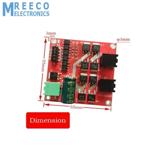 Dual DC Motor Drive Module 7A 160W Industrial Grade Positive And Negative PWM Speed Regulation L298 Logic