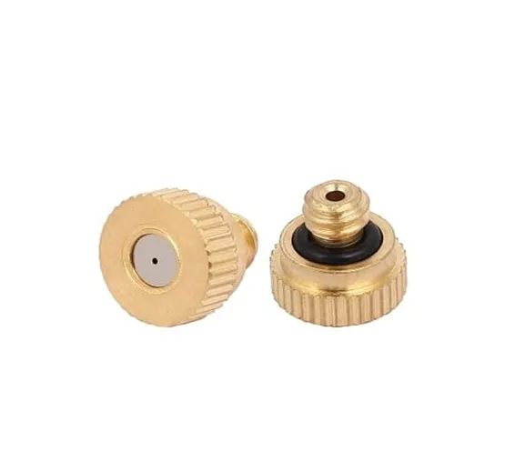 0.6mm Orifice Dia 9mm Long Brass Mist Nozzle