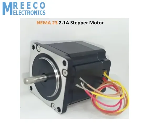 NEMA23 Bipolar 1.8 Degree 2.1A 54mm Stepper Motor 6.35mm Shaft Torque 15KG/cm Refurnished