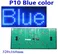 Blue P10 Outdoor LED Display Panel Module 5V 32x16 HUB12
