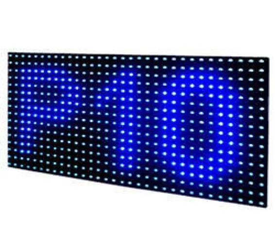 Blue P10 Outdoor LED Display Panel Module 5V 32x16 HUB12