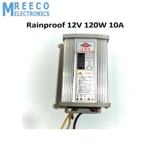 Rainproof Switching Power Supply 12V 120W For Outdoor LED Landscape Lighting