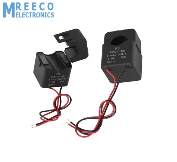 PZCT-02 Split Core Current Transformer Coil Sensor For 100A Amp Energy Meter