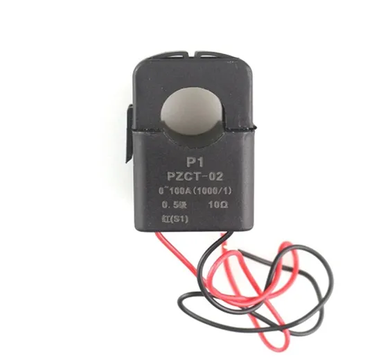 PZCT-02 Split Core Current Transformer Coil Sensor For 100A Amp Energy Meter