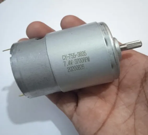 775 7.4VDC 3500RPM DC Motor RS755 High Speed High Torque Motor CY 755 3835