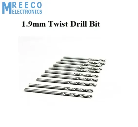 1.9mm Straight Shank Steel HSS Jobber Hole Twist Drill Bit