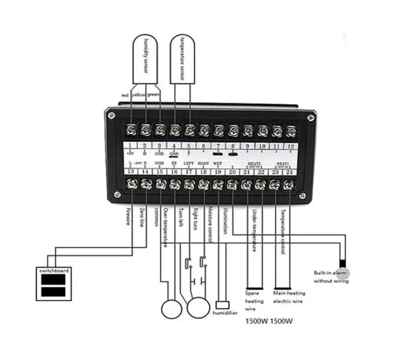 Digital Automatic Thermostat controller XM 18 Temperature Humidity Controlling Machine For Small Eggs Incubator