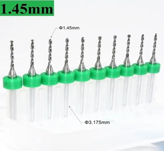 1.45mm Carbide Steel PCB CNC Jewelry Micro Engraving Drill Bit