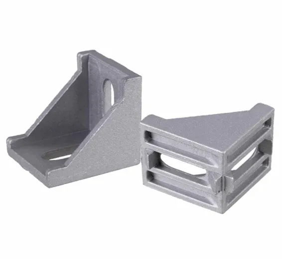 4040 Corner Fitting Angle Aluminum L Type Connector Bracket For Aluminum Profile