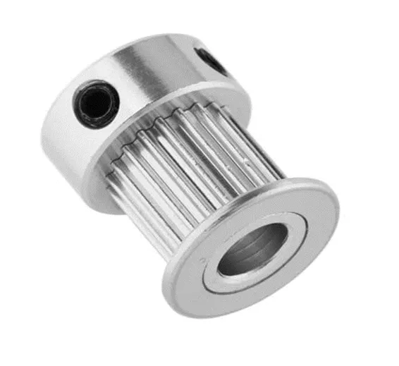 GT2 Pulley 20 Teeth 6.35mm Bore Timing Gear Aluminum Alloy Pulley For CNC 3D Printers