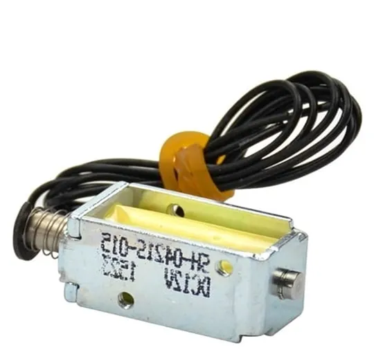Micro Electromagnet DC12V 1.5W 4MM Stroke Through Push Pull Type Solenoid Electromagnet