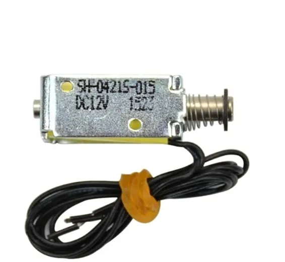 Micro Electromagnet DC12V 1.5W 4MM Stroke Through Push Pull Type Solenoid Electromagnet