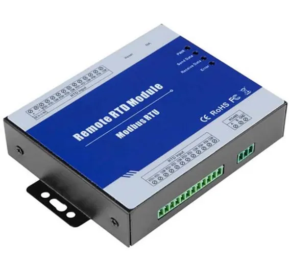 Modbus Slave RTD Remote I/O Module Data Acquisition 8 RTD inputs 12~36VDC with Anti-reverse Protection M340