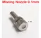 Mist Nozzle 0.1mm Garden Sprayer fogging Nozzle Low Pressure Disinfect Sprinkler