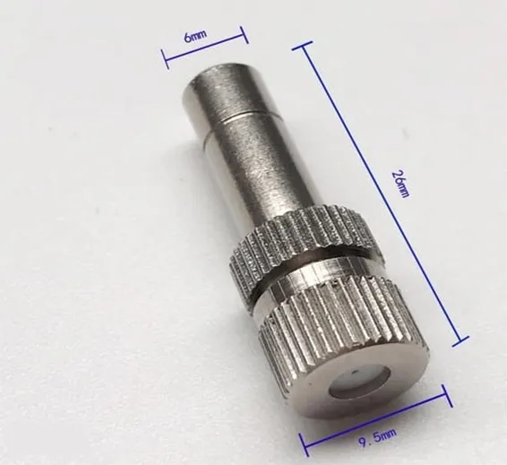 Mist Nozzle 0.1mm Garden Sprayer fogging Nozzle Low Pressure Disinfect Sprinkler