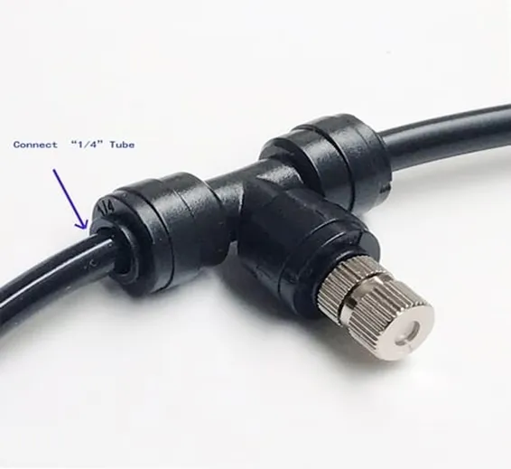 Mist Nozzle 0.1mm Garden Sprayer fogging Nozzle Low Pressure Disinfect Sprinkler