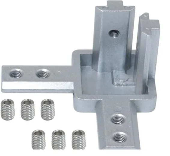 3 Way End Corner Bracket Connector for T Slot Aluminum Extrusion Profile 4040