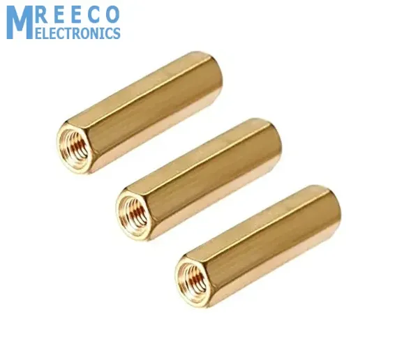 M3x20mm Female To Female Thread Brass Hex Standoff PCB Pillar Spacer