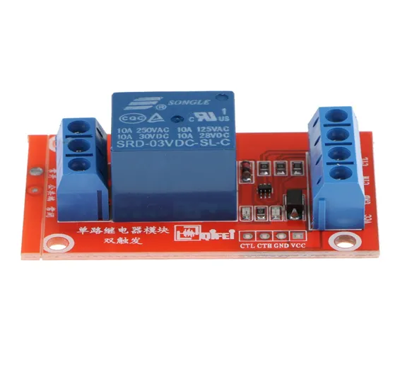 3V 1 Channel Relay Module Interface Board Low Level Trigger Optocoupler for Arduino