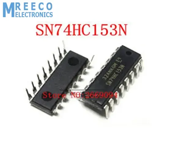 Dual 4 Input Multiplexer IC 74hc153