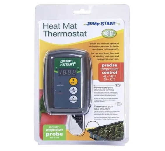 Jump Start Digital Heat Mat Thermostat Temperature Controller