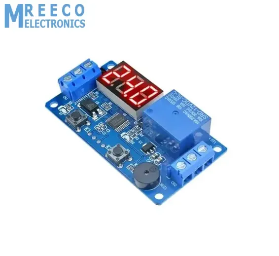 12v Digital LED Timer Module Adjustable Timer Relay Time Control Switch Trigger Timing Board