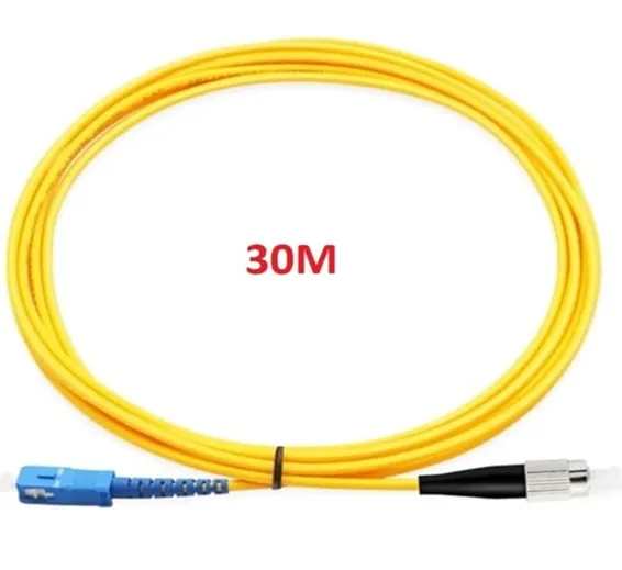 FC To LC 30m Single Mode Fiber Patch Cable Simplex 9/125 Fiber Patch Cord