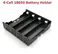 4 Cell Lithium ion 3.7V 18650 Battery Holder Case Box