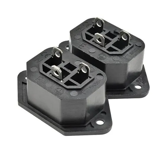 Female AC Power Plug Socket Connector Adapter