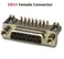 DB15 Female Right Angle Connector 0.318 DB 15SR PCB Mounting 15 Pin 2 Rows Connector