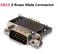 DB15 Male Right Angle Connector D Sub High Density PCB Mounting 15 Pin 3 Rows Connector DBHD 15