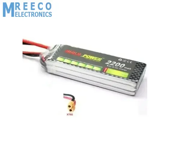 Deltakit 11.1V 2200mAh 3S- 30C Lipo Lithium Polymer Battery Pack Hobby Kit