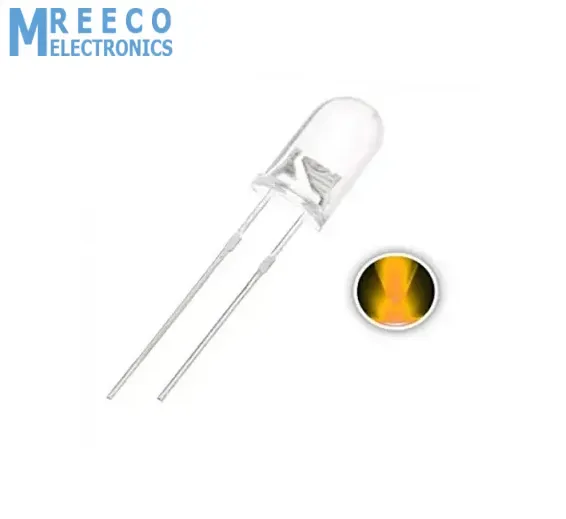 5mm Yellow LED Crystal Bright