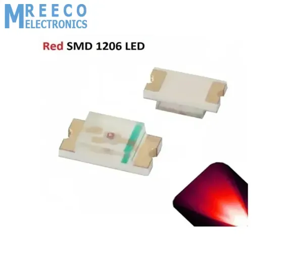 Red SMD 1206 LED Super Bright Light Emitting Diode