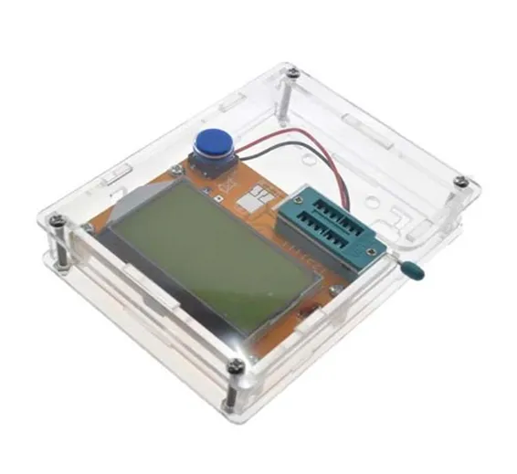 Clear Acrylic Case Shell Housing For LCR-T4 M328 Transistor Tester Capacitance