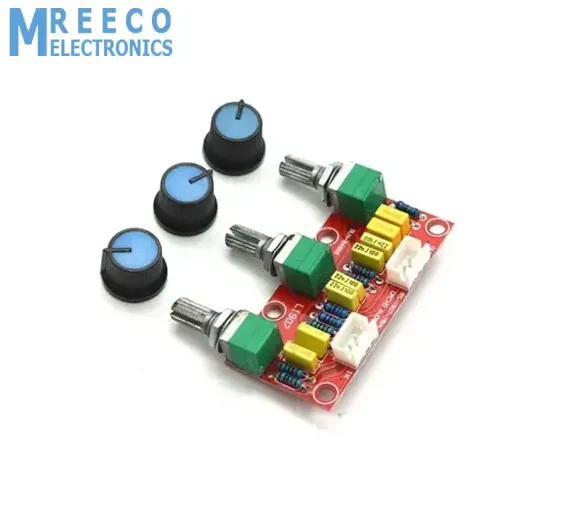 Lusya Mini Passive Tone Preamp Board Bass Treble Volume Control Pre-amplifier Preamp Board E3-001