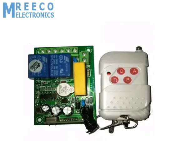 2 Channel Wireless 433Mhz Remote Control Switch Module AK RK02S 220B With RF Remote Controller Transmitter