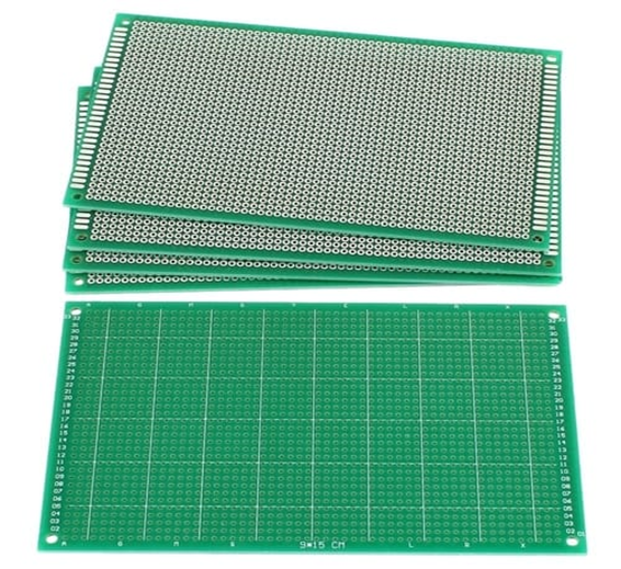 9cmx15cm FR-4 Single Side Fiber Prototype Veroboard Stripboard PCB Circuit Board