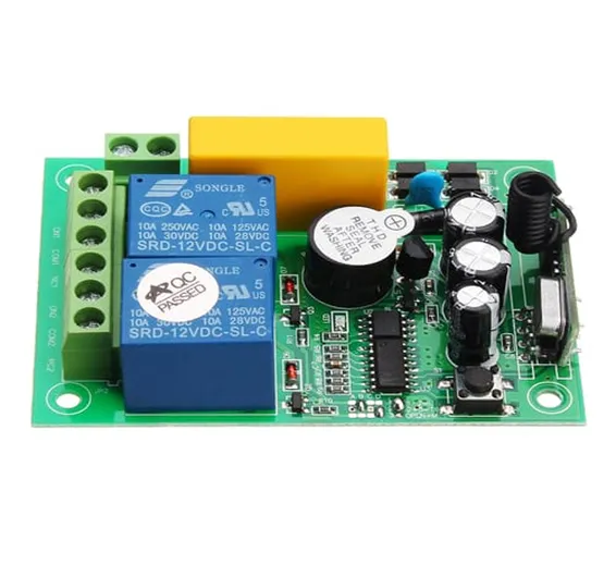 2 Channel Wireless 433Mhz Remote Control Switch Module AK RK02S 220B With RF Remote Controller Transmitter