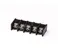 5 Pin Terminal Block Connector Straight Through Hole Black Barrier Terminal