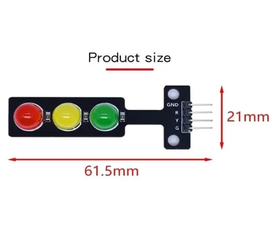 LED Traffic Light Module 5v Digital Signal Output Light Emitting Module