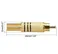 RCA Connector Gold Plated Male Plug Audio Video Adapter Coaxal Cable Metal Connector