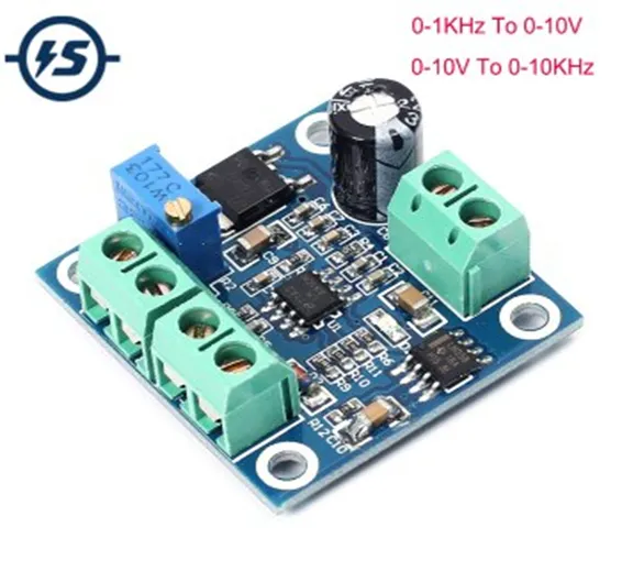 Frequency to Voltage Converter Module 0-1KHz to 0-10V Digital to Analog Voltage Signal Conversion Module