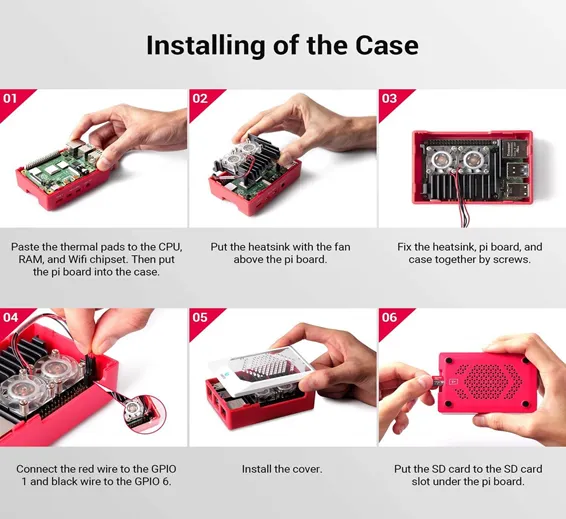 Raspberry Pi 4 B Model B Starter Kit 8GB RAM and 32GB SD Card