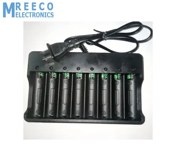 8 Slot 18650 Charger Li Ion Battery Charger 220v Input