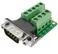 RS232 Adapter serial connection DB9-male to 9-pin terminal block Breakout Board