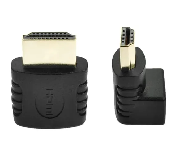 Right Angle HDMI Male to Female port Adapter L Shaped 90 Degree Connector